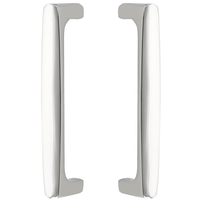 The Emtek Back to Back Urban Modern Door Pull, 8" Center to Center in Polished Chrome finish