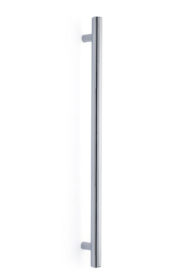 The Emtek Bar Appliance Pull, 18" Center to Center in Polished Chrome finish