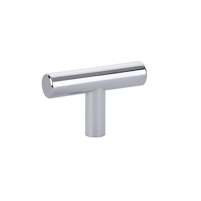 Emtek Bar Cabinet Knob, 2" in Polished Chrome finish