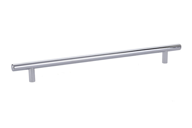 The Emtek Bar Cabinet Pull, 10" Center to Center in Polished Chrome finish