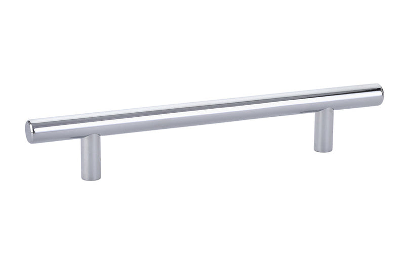 Emtek Bar Cabinet Pull, 5" Center to Center in Polished Chrome finish