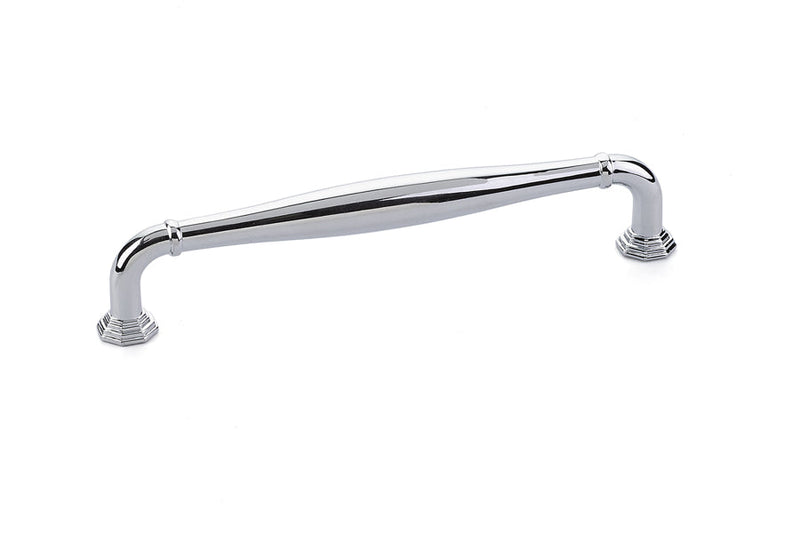 The Emtek Blythe Cabinet Pull, 6" Center to Center in Polished Chrome finish