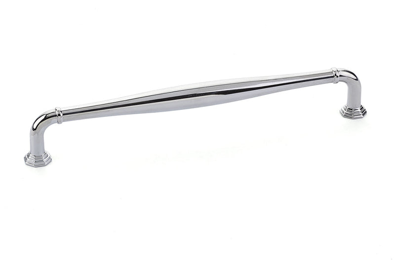 The Emtek Blythe Cabinet Pull, 8" Center to Center in Polished Chrome finish