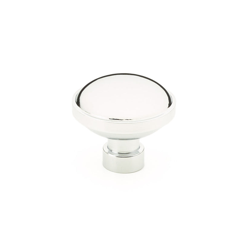 The Emtek Brandt Cabinet Knob, 1 3/4" in Polished Chrome finish