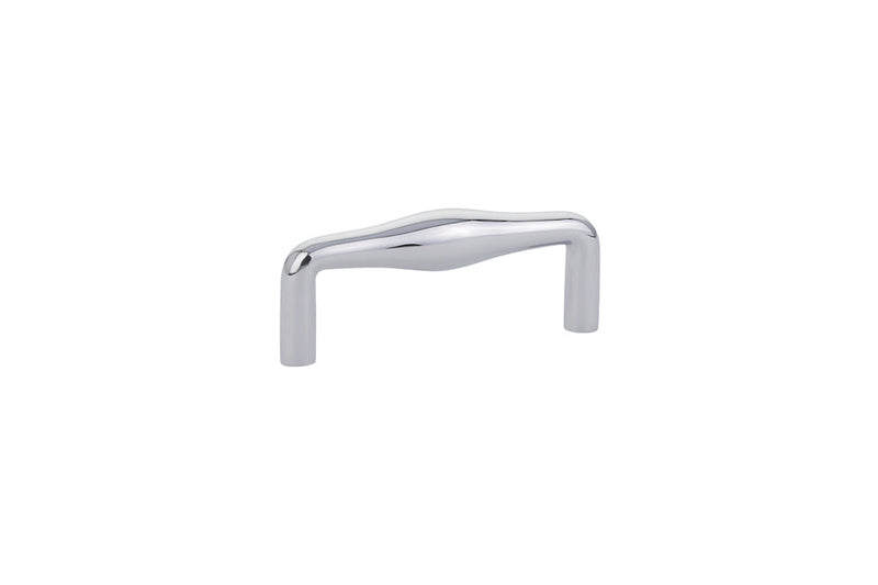 The Emtek Dane Cabinet Pull, 3" Center to Center in Polished Chrome finish