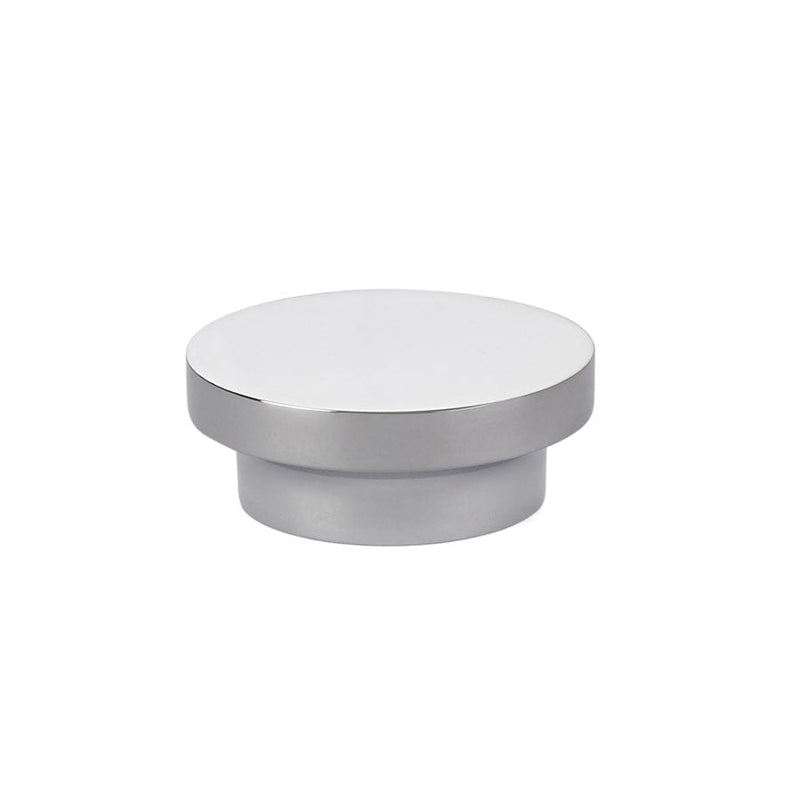 The Emtek District Cabinet Knob, 1 5/8" in Polished Chrome finish