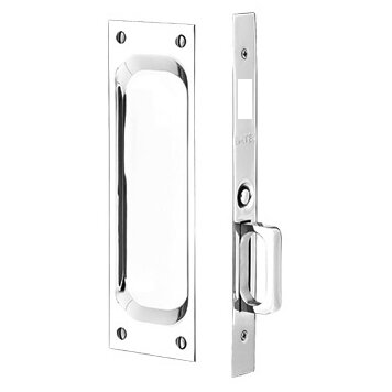 Emtek Dummy Classic Pocket Door Mortise Lock in Polished Chrome finish