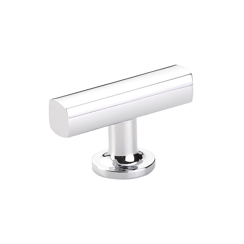 The Emtek Freestone T-Knob 2" in Polished Chrome finish