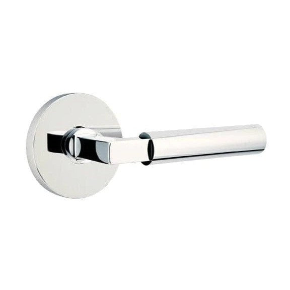 Emtek Hercules Lever With Disk Rosette in Polished Chrome finish