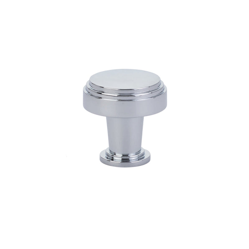 The Emtek Newport Cabinet Knob, 1 1/4" in Polished Chrome finish