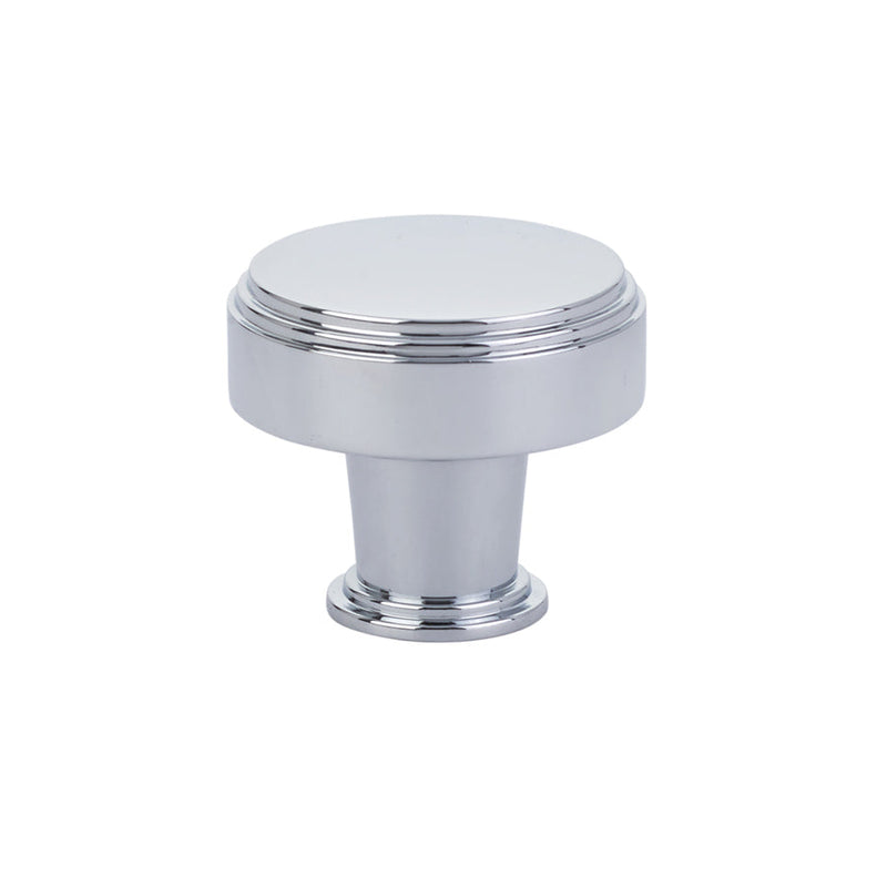 The Emtek Newport Cabinet Knob, 1 5/8" in Polished Chrome finish