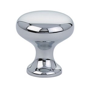 The Emtek Brass Providence Knob 1" Wide (1" Projection) in Polished Chrome finish