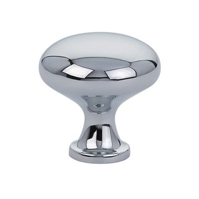 The Emtek Providence Brass Cabinet Knob in Polished Chrome finish