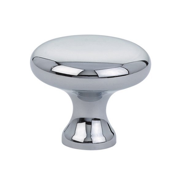 The Emtek Providence Brass Cabinet Knob in Polished Chrome finish