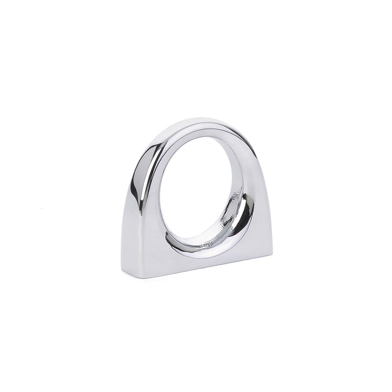 The Emtek Ring Cabinet Knob in Polished Chrome finish