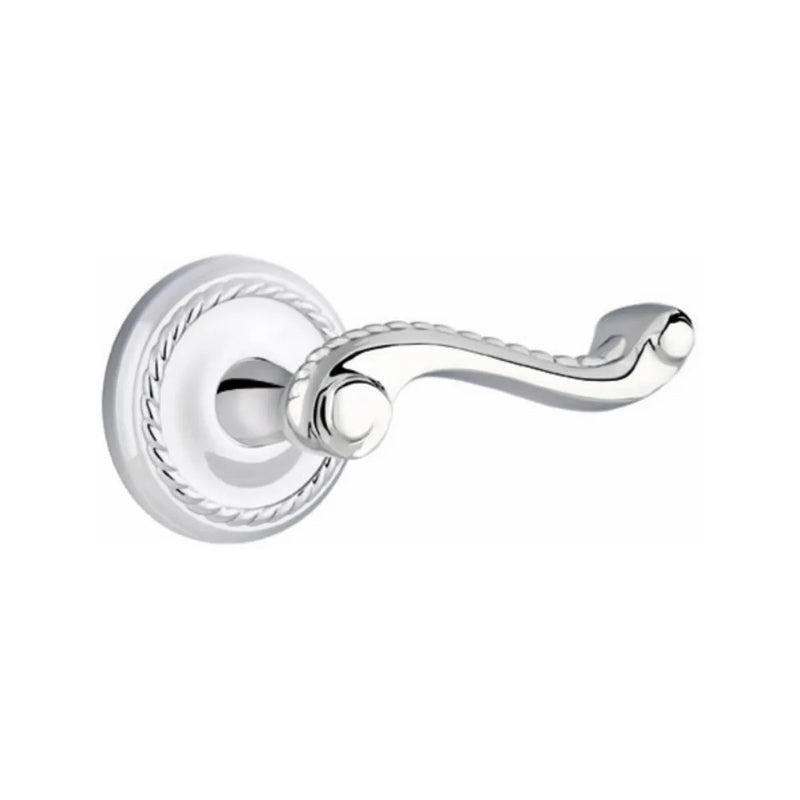 Emtek Rope Lever with Rope Rosette in Polished Chrome finish