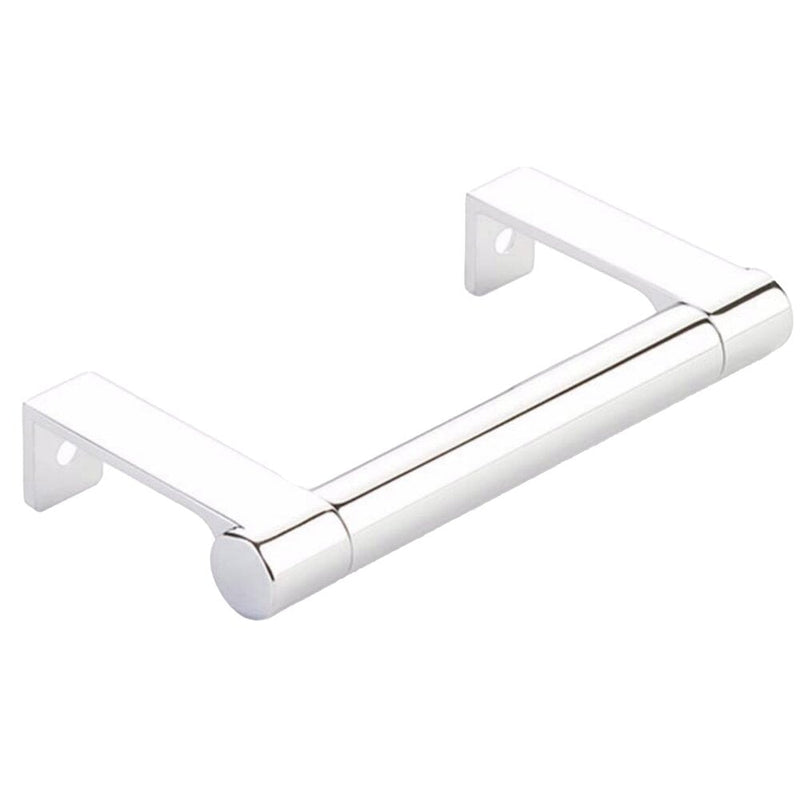 Emtek Select Round Smooth Cabinet Edge Pull in Polished Chrome finish