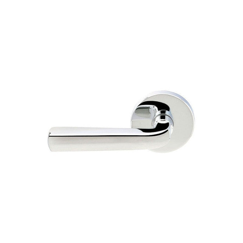 Emtek Sion Lever With Disk Rosette in Polished Chrome finish