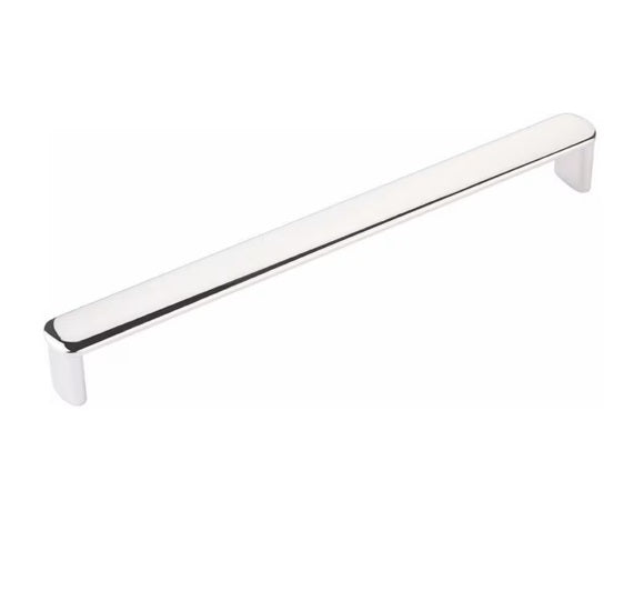 The Emtek Habitat Cabinet Pull in Polished Nickel finish