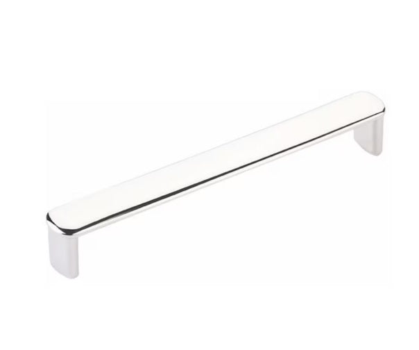 The Emtek Habitat Cabinet Pull in Polished Nickel finish