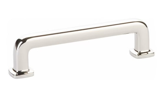 The Emtek Westridge Cabinet Pull in Polished Nickel finish