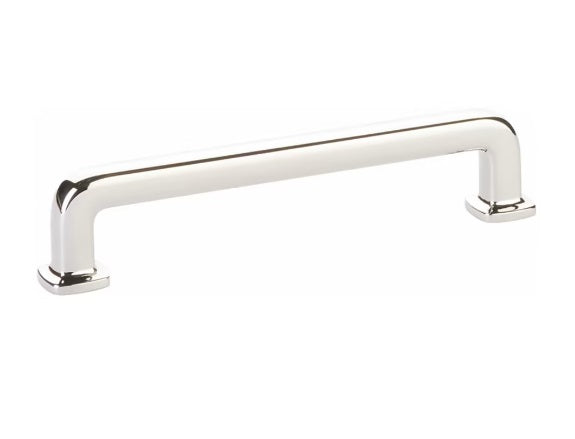 The Emtek Westridge Cabinet Pull in Polished Nickel finish