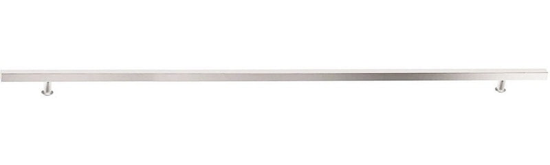 The Emtek 72" Square Door Pull in Polished Stainless Steel finish