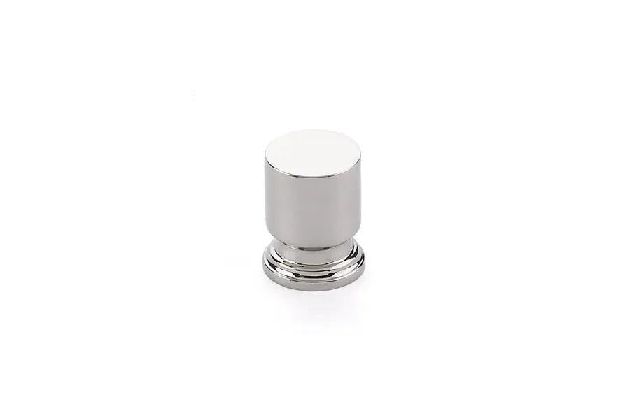 The Emtek Prosser Cabinet Knob, 1" in Lifetime Polished Nickel finish