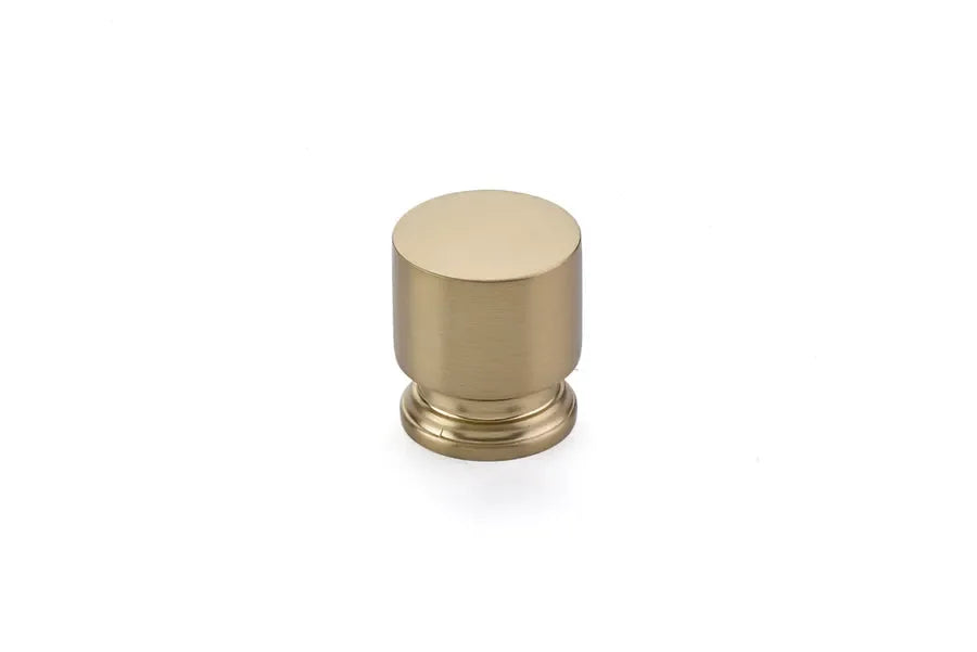 The Emtek Prosser Cabinet Knob, 1 1/4" in Satin Brass finish
