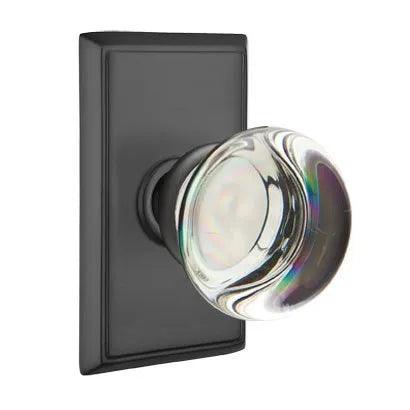 EmtekEmtek Providence Crystal Knob with Rectangular Rosette in 