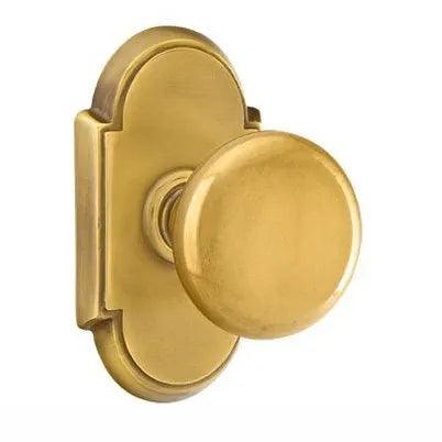 Emtek Providence Knob with #8 Rosette in French Antique finish