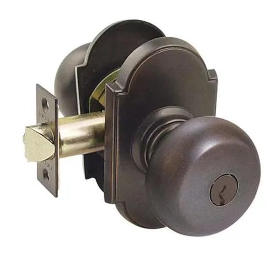 Emtek Providence Knob with #8 Rosette in Oil Rubbed Bronze finish