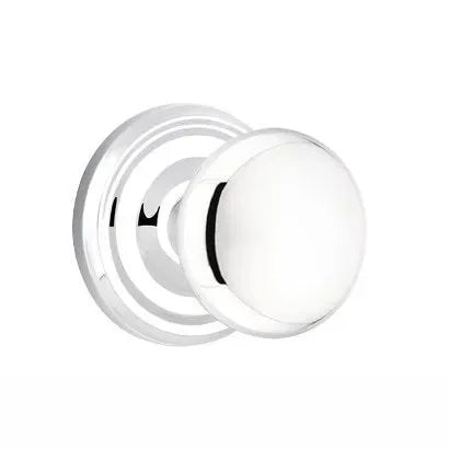 Emtek Providence Knob with Regular Rosette in Polished Chrome finish