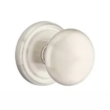 Emtek Providence Knob with Regular Rosette in Satin Nickel finish