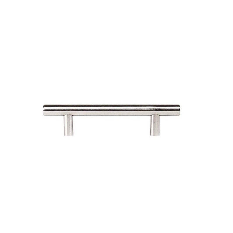 The Emtek Stainless Steel Bar Cabinet Pull, 3" Center to Center in Brushed Stainless Steel finish