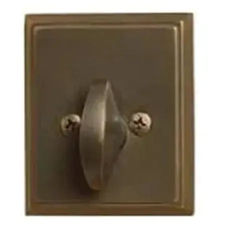 Emtek Rectangular Deadbolt, Single Sided in Oil Rubbed Bronze finish