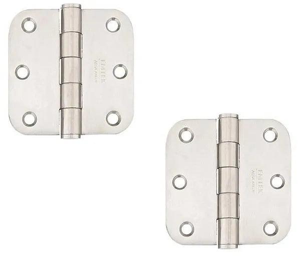 EmtekEmtek Residential Duty Stainless Steel Plain Bearing Hinge, 3.5" x 3.5" with 5/8" Radius Corners in 