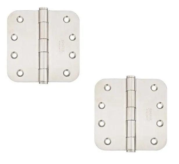 EmtekEmtek Residential Duty Stainless Steel Plain Bearing Hinge, 4" x 4" with 5/8" Radius Corners in 