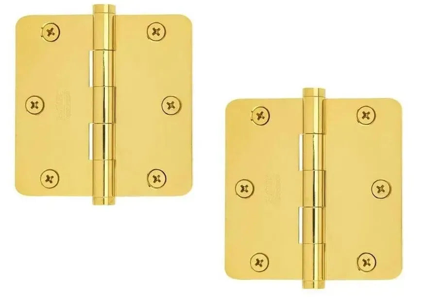 EmtekEmtek Residential Duty Steel Plain Bearing Hinge, 3.5" x 3.5" with 1/4" Radius Corners in 