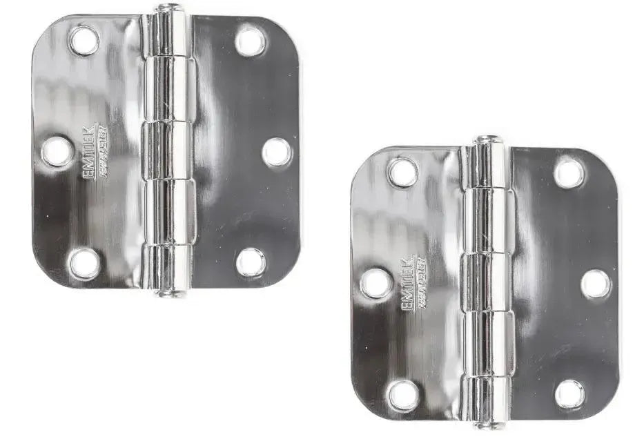 EmtekEmtek Residential Duty Steel Plain Bearing Hinge 3.5" x 3.5" with 5/8" Radius Corners in 