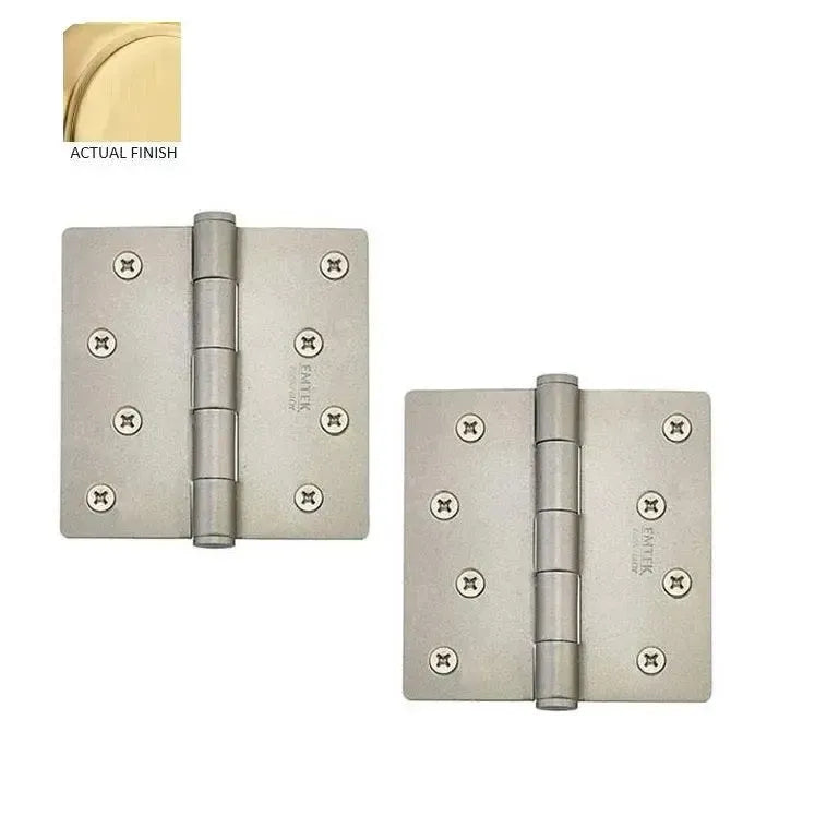 EmtekEmtek Residential Duty Steel Plain Bearing Hinge, 4" x 4" with 1/4" Radius Corners in 