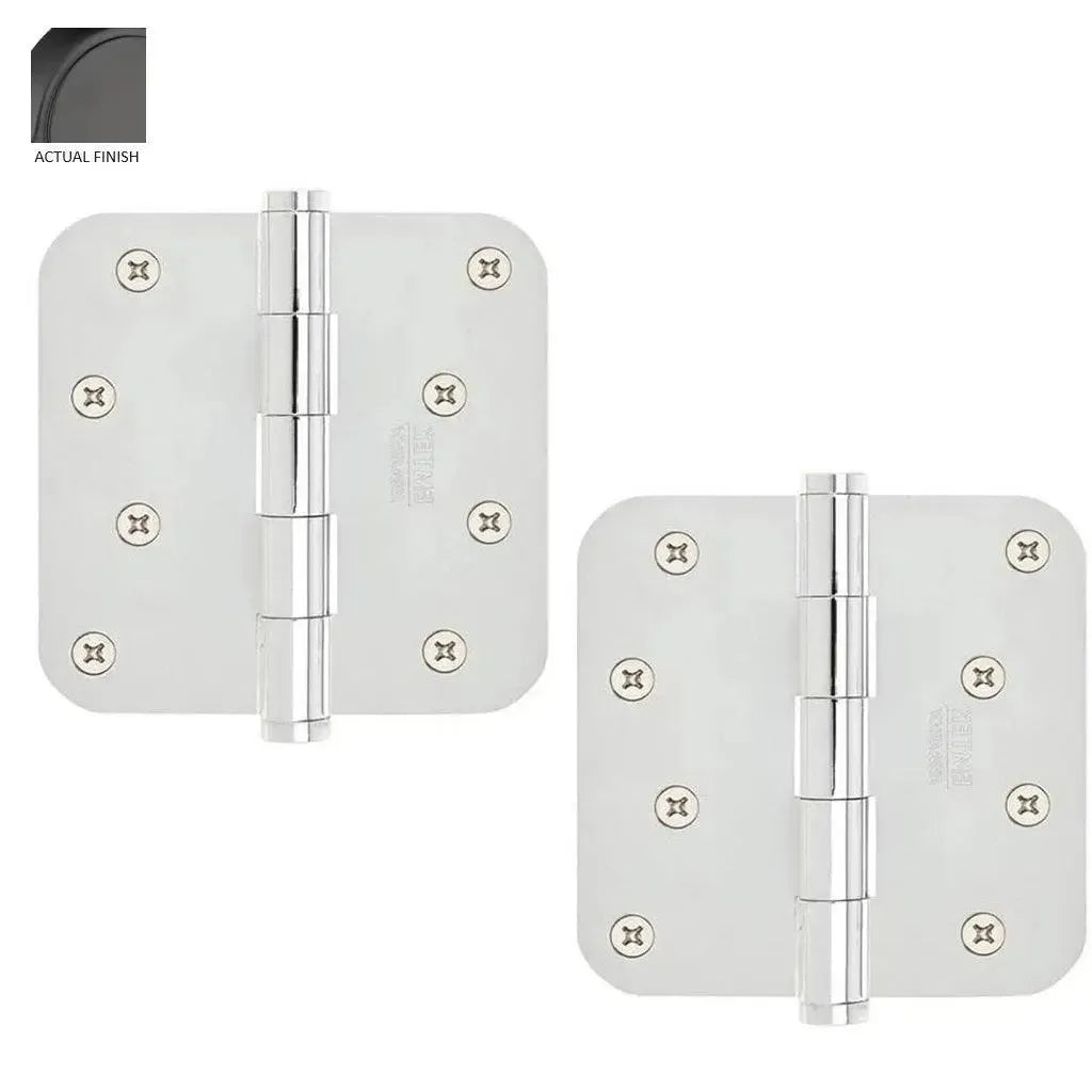 EmtekEmtek Residential Duty Steel Plain Bearing Hinge 4" x 4" with 5/8" Radius Corners in 