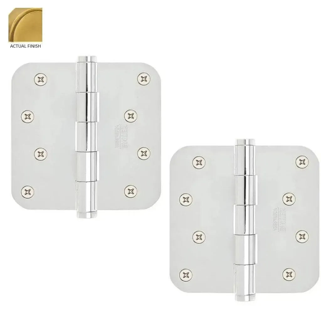 EmtekEmtek Residential Duty Steel Plain Bearing Hinge 4" x 4" with 5/8" Radius Corners in 