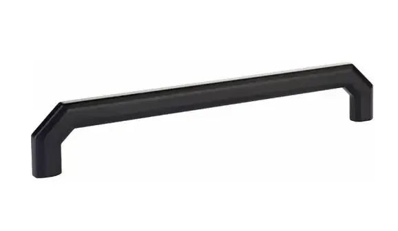 Emtek Riviera Cabinet Pull in Flat Black finish