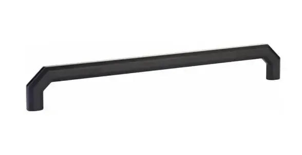 Emtek Riviera Cabinet Pull in Flat Black finish