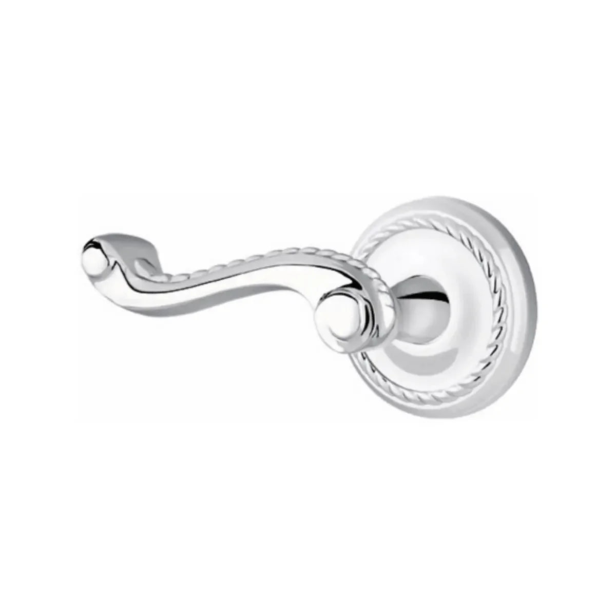 Emtek Rope Lever with Rope Rosette Polished Chrome