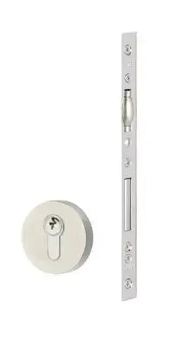 EmtekEmtek Round European Mortise Deadbolt with Integrated Roller Latch in 