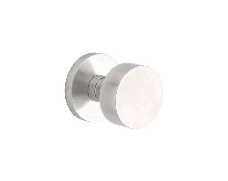 EmtekEmtek Round Stainless Steel Knob with Disk Rosette in 