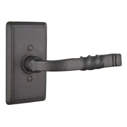 EmtekEmtek San Carlos Lever with Wrought Steel #3 Rosette in 