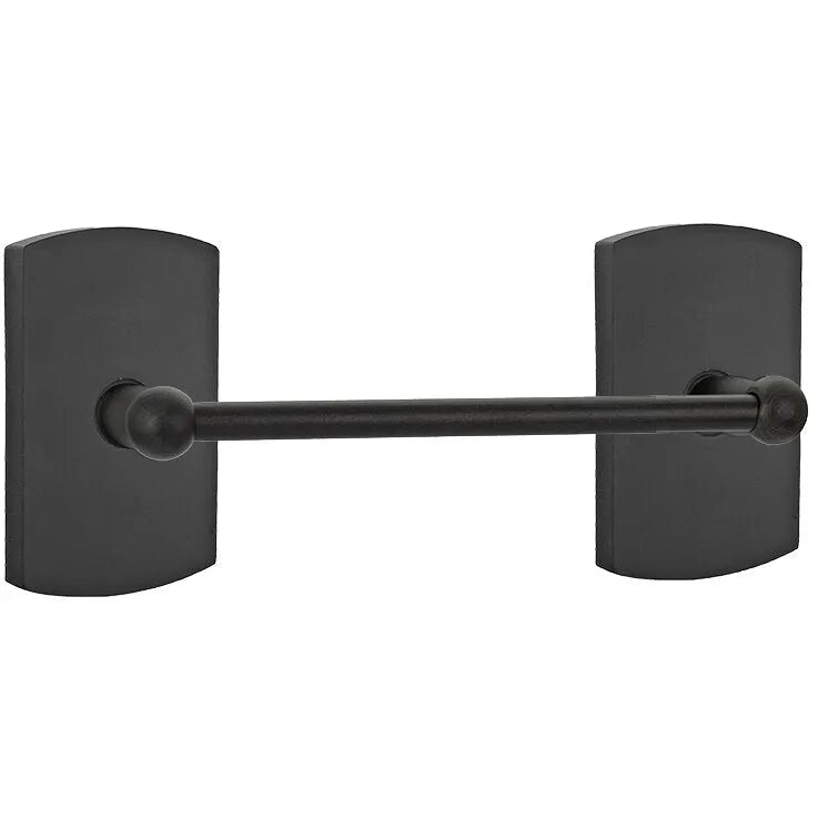 EmtekEmtek Sandcast Bronze Towel Bar with #4 Rosette in 